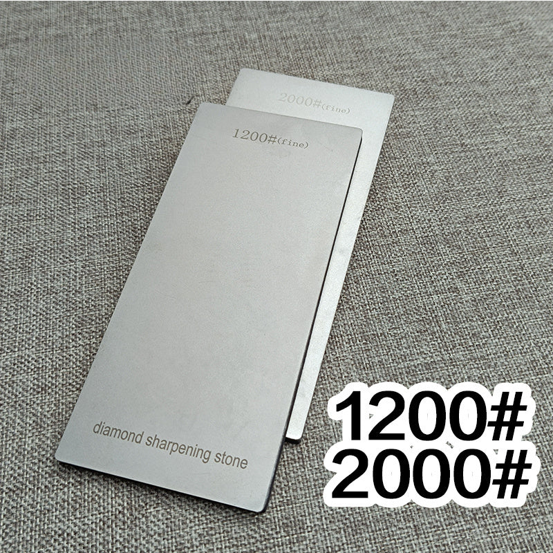 Kitchen Sharpening Stone Set 2-Piece Diamond Whetstone with Base and Knife Sharpener