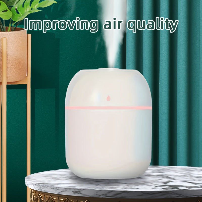 Difusor de aceites esenciales con lámpara LED, humidificador portátil USB, atomización nano silenciosa