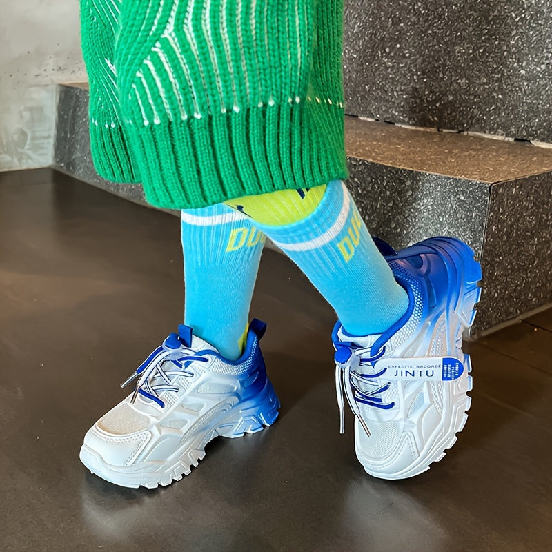 Kids' Mid-Top Sports Shoes for Outdoor Hiking and Casual Wear Boys Girls All-Season