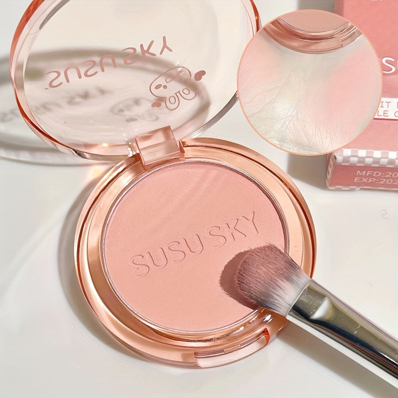 Women Monochrome Powder Blush Medium Coverage Natural Finish Pink Berry Red