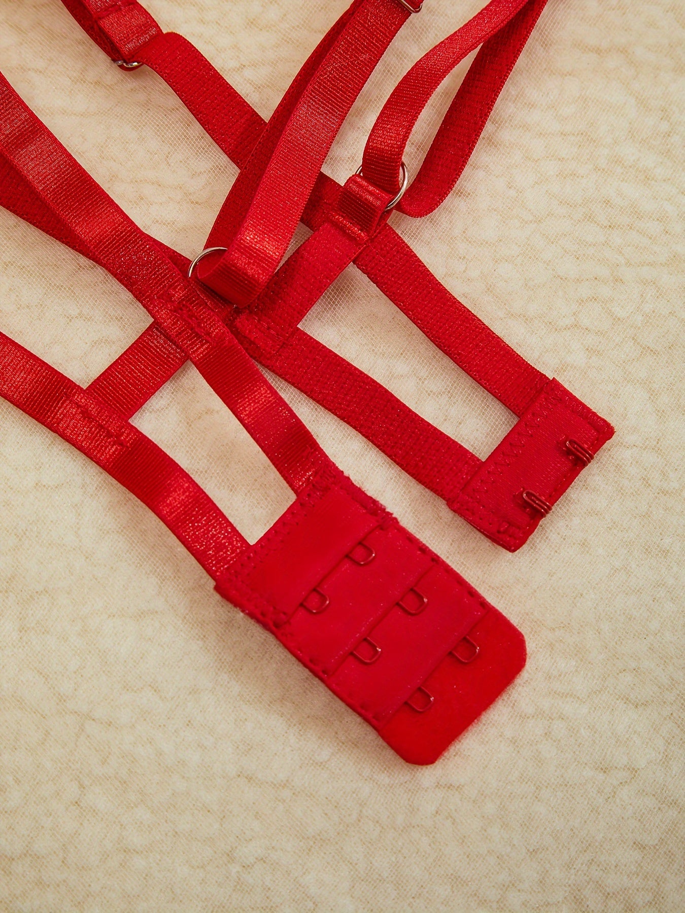 Women's Lingerie Set with Hollow Out Bow Tie Design