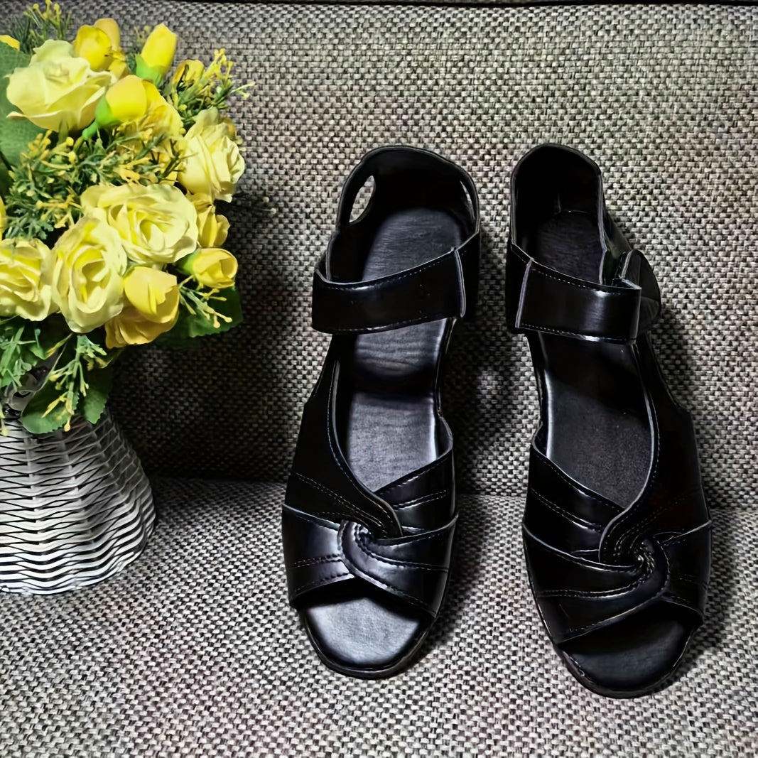 Women's Slip-On Flat Sandals Cushioned Breathable Summer Beach Shoes