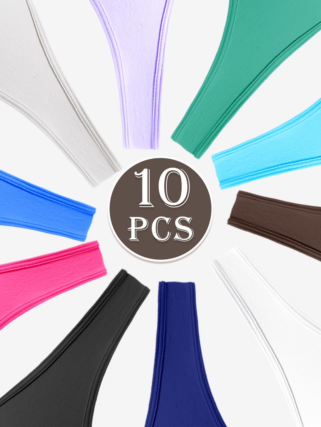 10-Pack Women's Seamless High-Elasticity Bras and Breathable Sleep Tank Tops U-Back Style