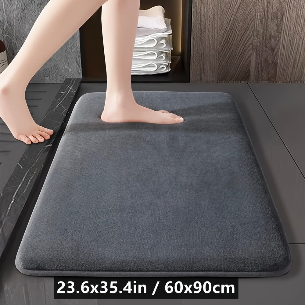 Alfombra absorbente antideslizante para baño, entrada de cocina, suave y cómoda, grande