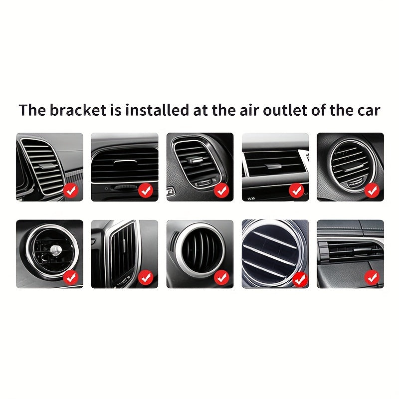 Universal Car Air Outlet Phone Holder Adjustable Air Conditioner Vent Mount