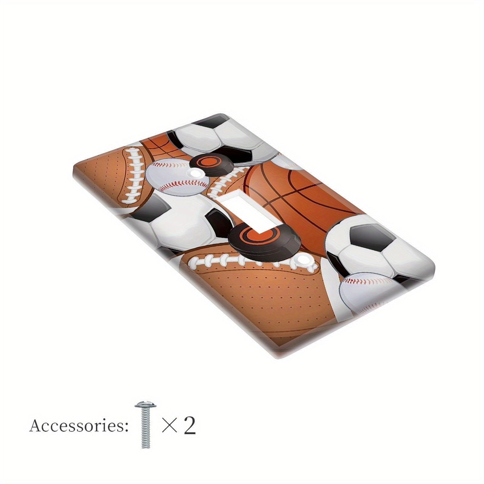 Light Switch Cover for Home Decor and Kitchen, Easy to Install, No Battery Needed