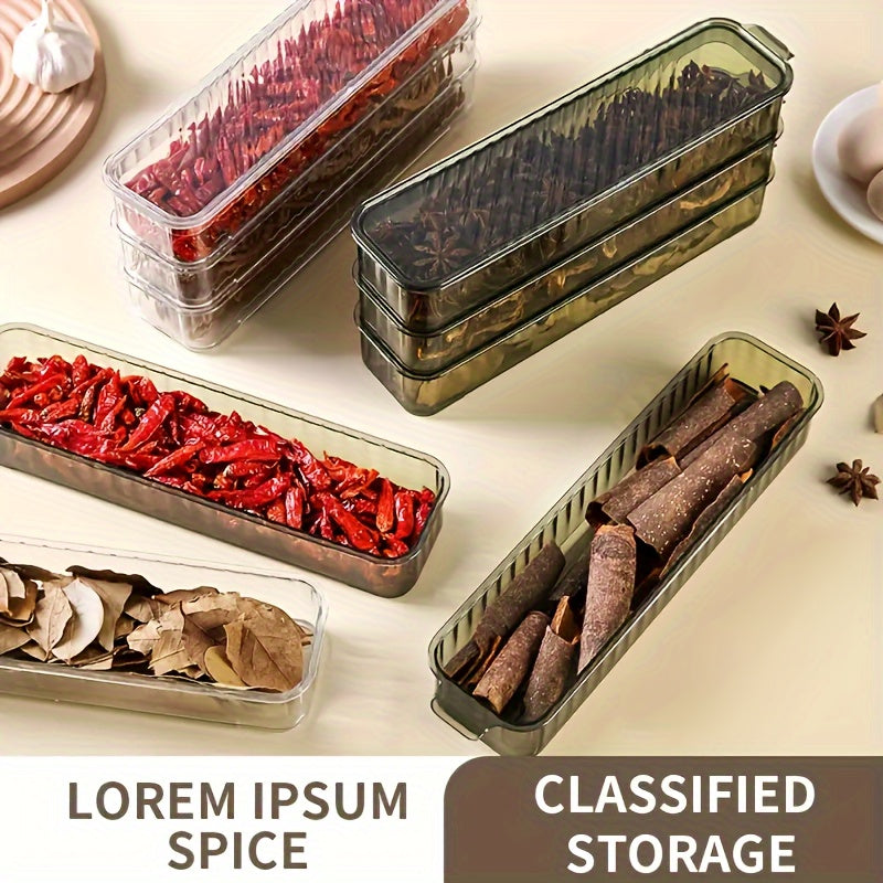 3pcs Clear Reusable Pet Plastic Storage Bins for Refrigerator Organizer