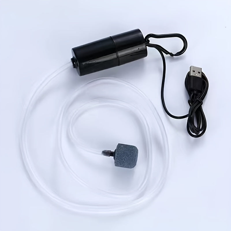 Fish Tank Oxygen Pump for Aquarium, Quiet, USB Powered, Outdoor Use