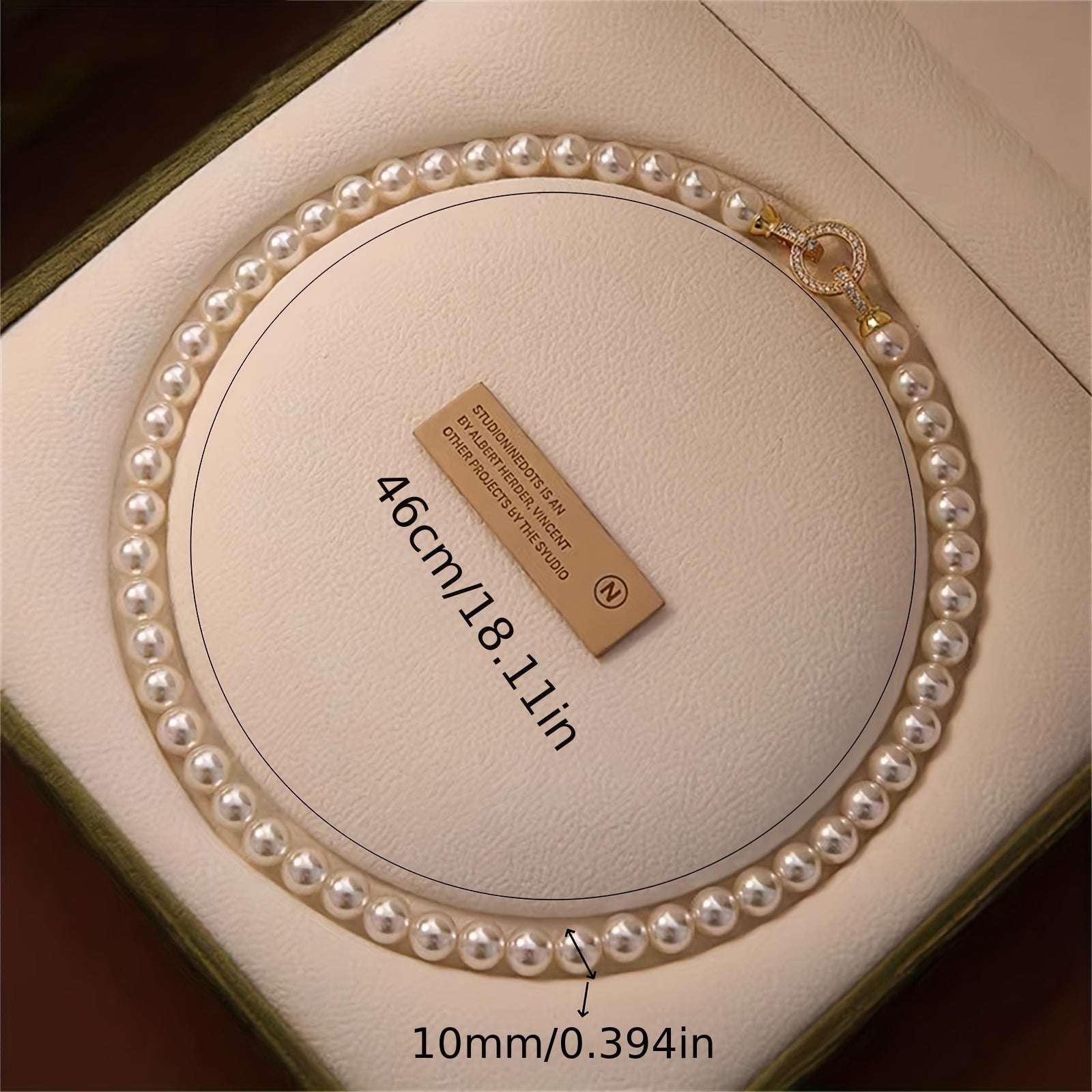 Freshwater Pearl Necklace with Clasp Elegant Jewelry for Women