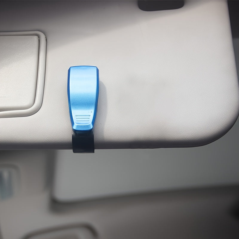 Avtomobil quyosh nuri ko'zoynaklar uchun tutqich ABS material bilan hisob va ID kartasi bo'limlari bilan