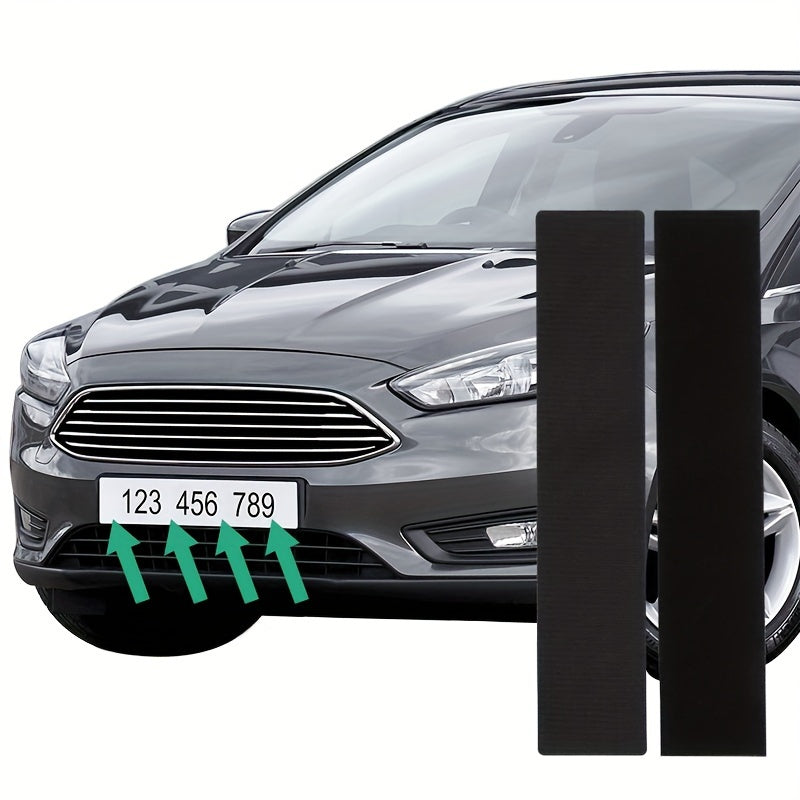 Avtomobil raqam belgilari uchun stikerlar, yuqori haroratga chidamli yopishqoq, avtomobil raqam plitasi fastenerlari