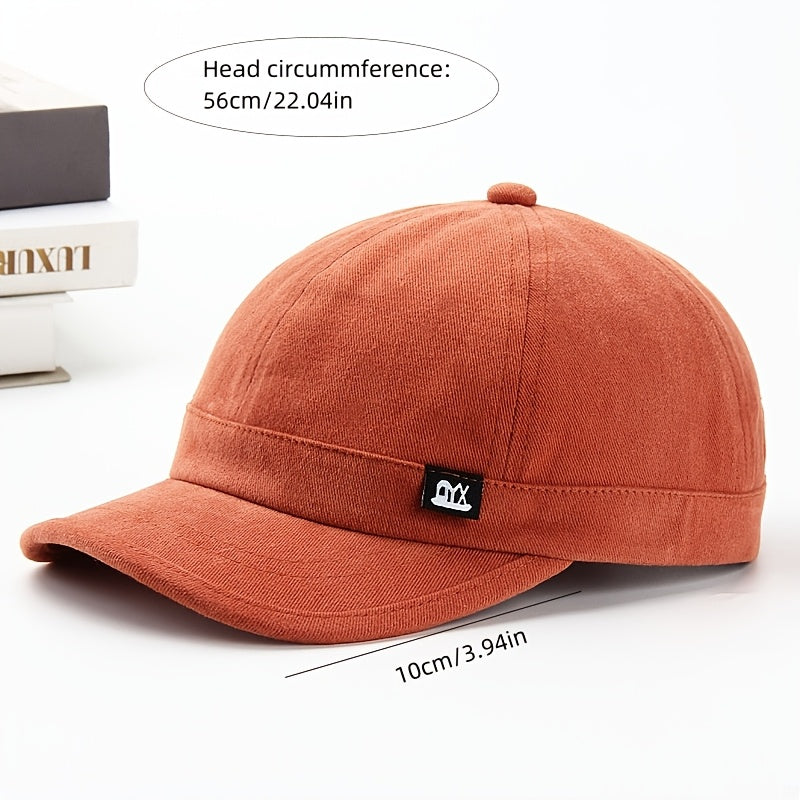 Vintage-Inspired American Style Baseball Cap Lightweight Polyester Adjustable Short Brim