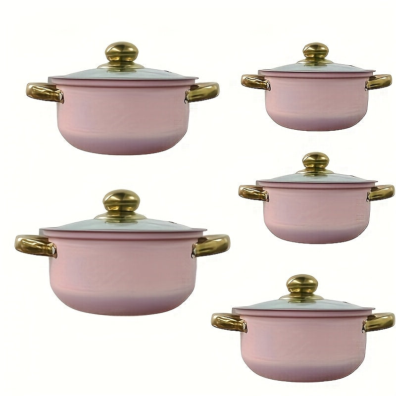 Yurakni qizdiradigan taomlar: Premium zanglamas po'latdan yasalgan supa qozoni qopqoq bilan, induksiya bilan mos va gaz va elektr pechlari uchun yopishqoq emas. Qovurma va jo'xori uchun mukammal - Rojdestvo va Thanksgiving sovg'alari uchun ajoyib.