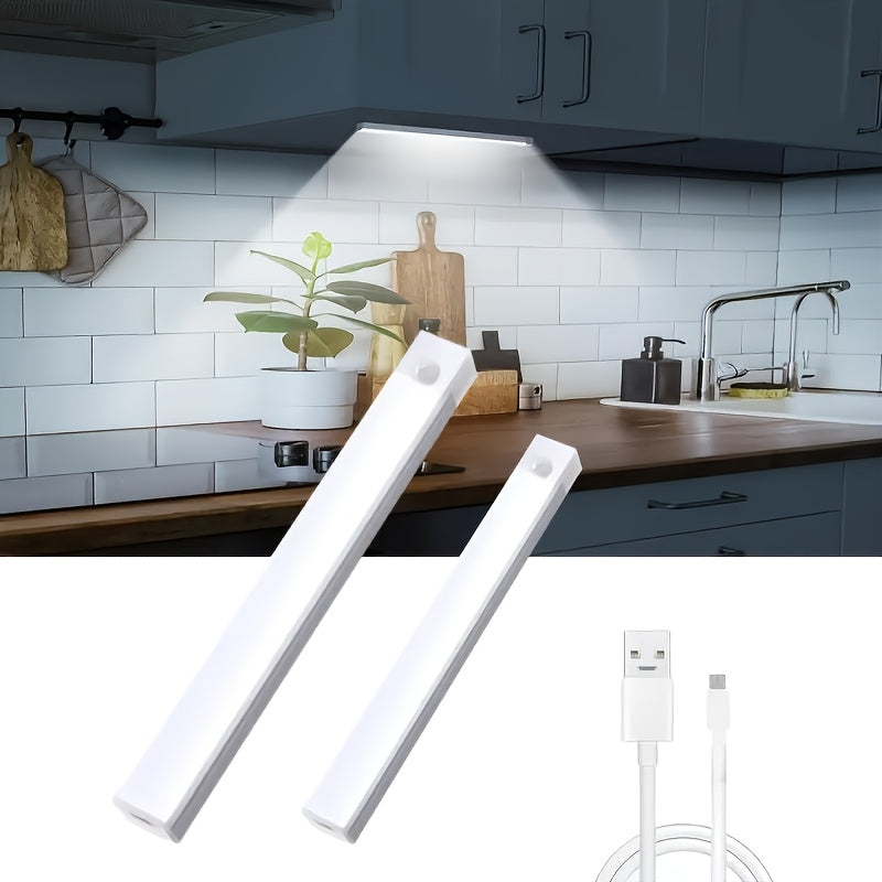 Wireless LED Cabinet Light with Magnetic Mount USB Rechargeable for Indoor Use