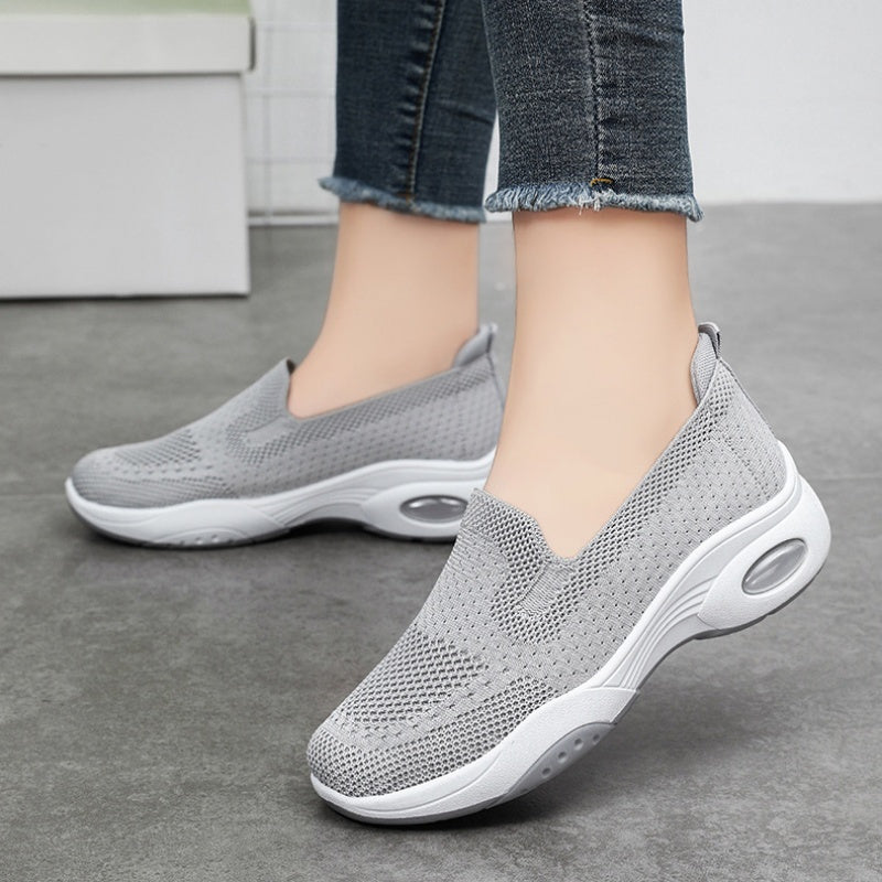 Women's Mesh Sneakers with Air Cushion Support for Casual and Outdoor Use