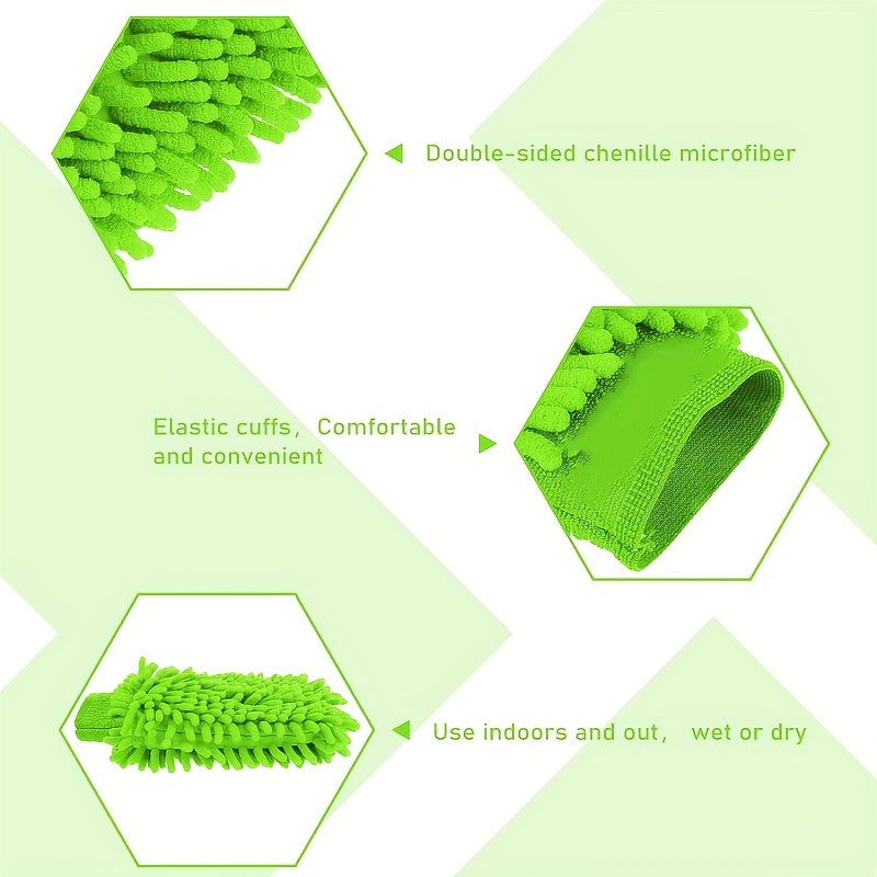 2/4 dona mikrotoʻlqinning avtomobilni yuvish qoʻllari yumshoq, chizilmasdan tozalash asboblari