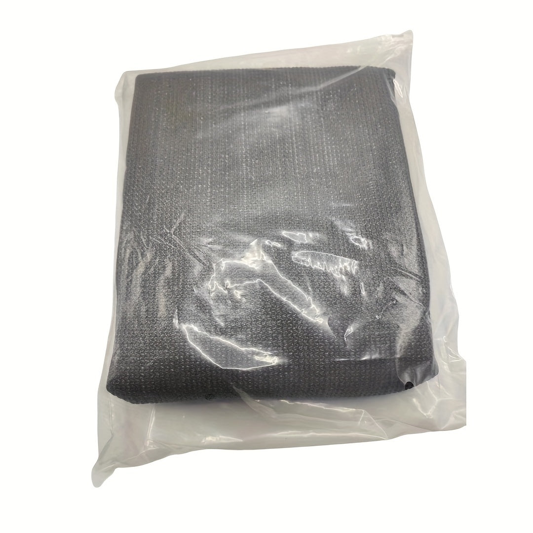 Black Dark Gray HDPE Privacy Screen for Balcony Porch Deck with Cable Ties