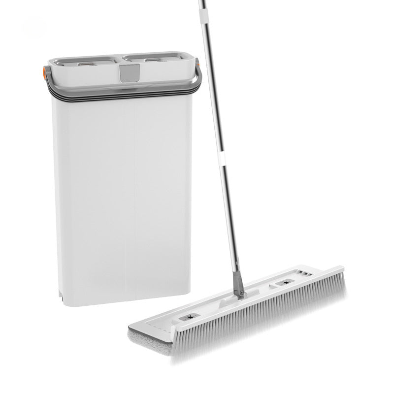 Modern Home Mop and Bucket Set with Self-Cleaning System, 40cm Floor Mop