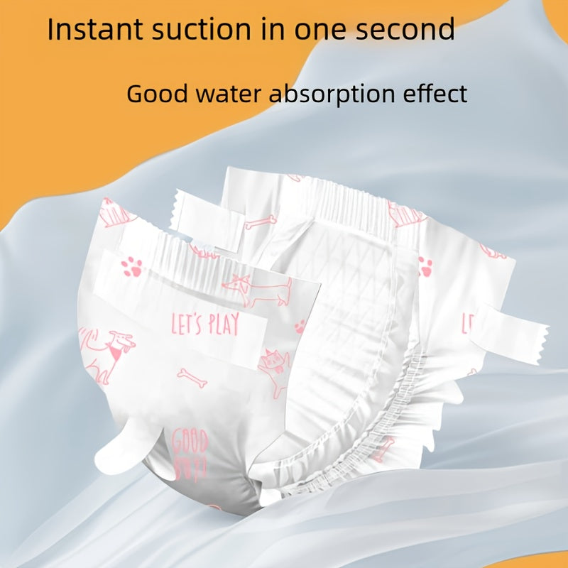 Pañales para perros para mascotas pequeñas, secado instantáneo, a prueba de fugas, suaves, multidireccionales