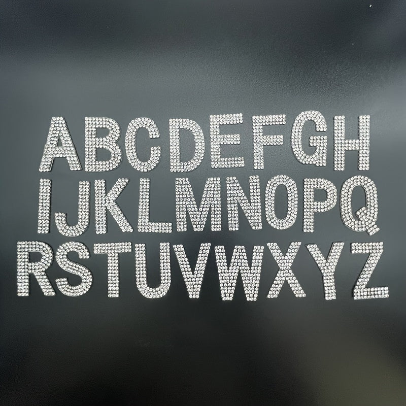 Decorative Rhinestones Crystal Glass Drill with 4cm Capital Letter Rhinestones Water Drill