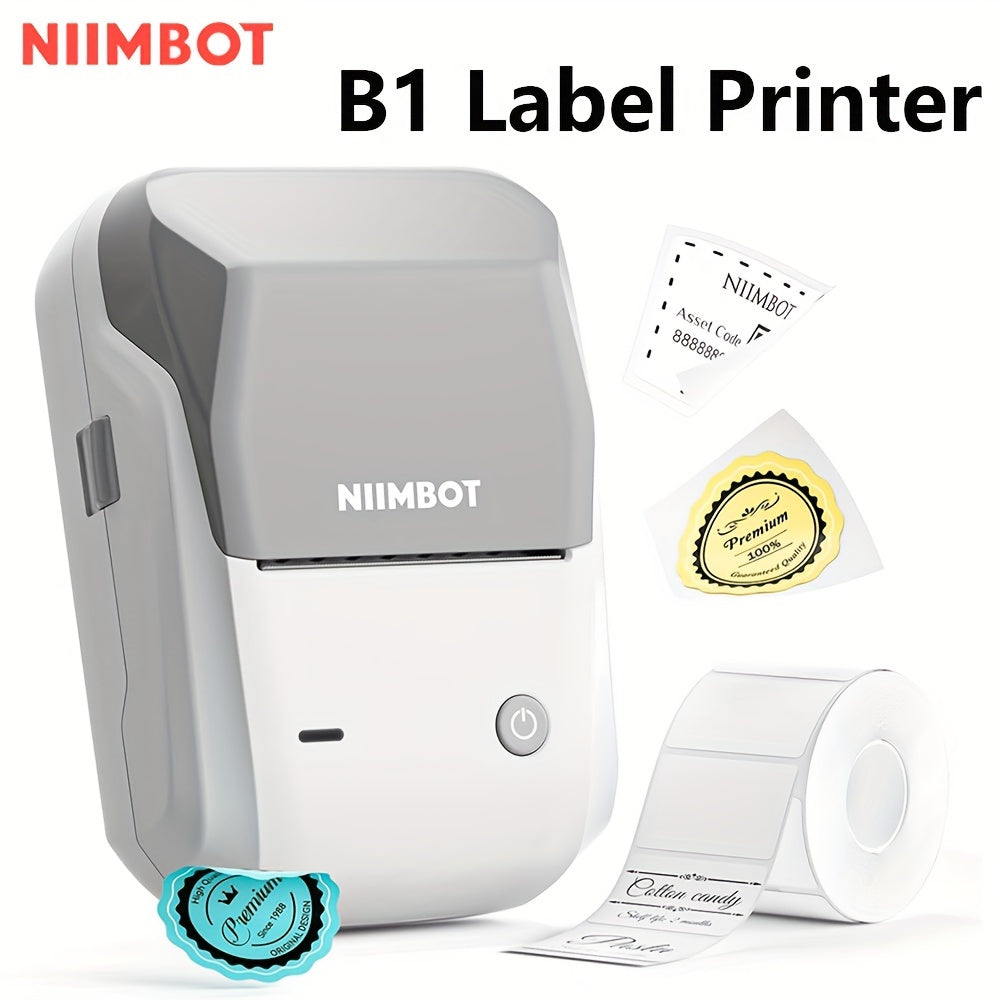 Portable Thermal Label Printer for Price Tags and Stickers Wireless USB Connectivity