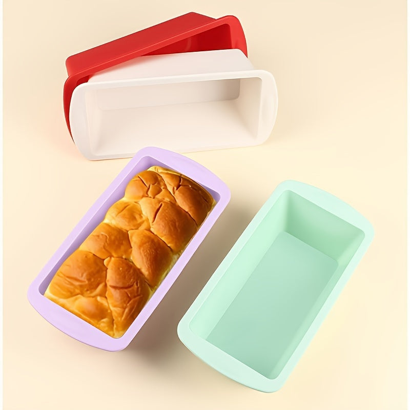 Silicone Loaf Pan Non-Stick Bread Mold for Cakes Breads Meatloaf Quiche 19.2cm x 9.5cm