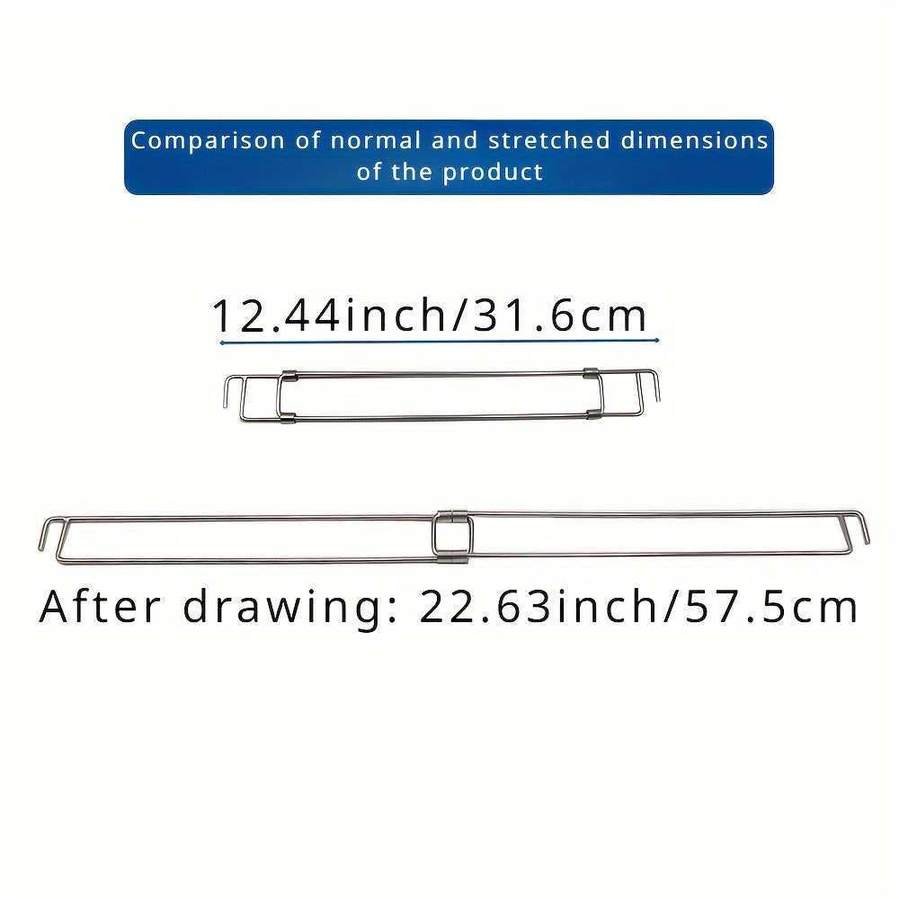 2-to'plam rostlangan po'latdan yasalgan sozlanadigan muzlatgich polki barlari RV lager uchun