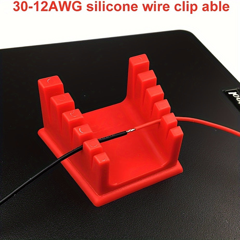 Nylon Soldering Station Clamp Bracket Wire Cable Retaining Clip