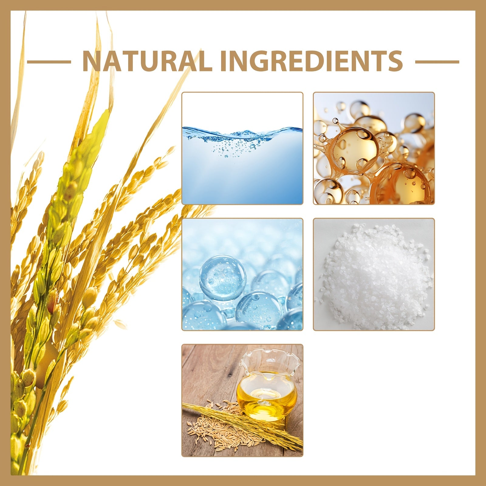 Tónico facial de arroz sin alcohol para todo tipo de piel, líquido hidratante