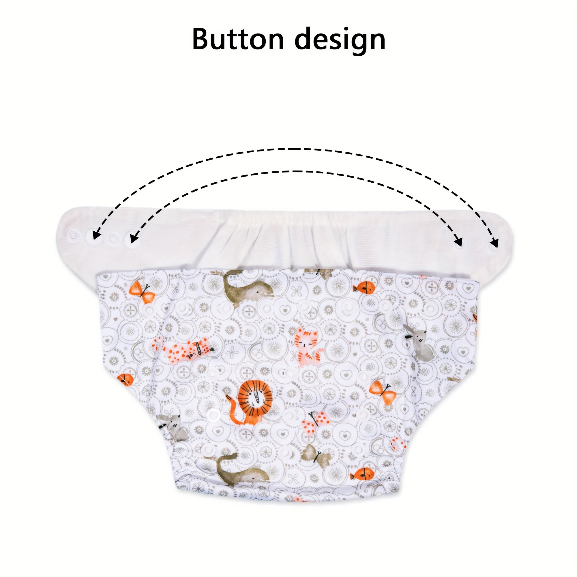 Potty Training Pants for Toddlers Waterproof Printed Reusable Diaper Underwear