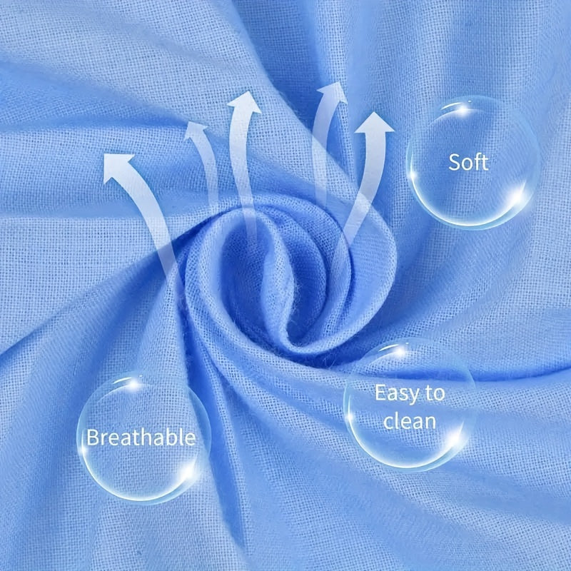 Set of 12 Men's Cotton Handkerchiefs Pocket Squares with Plaid Design