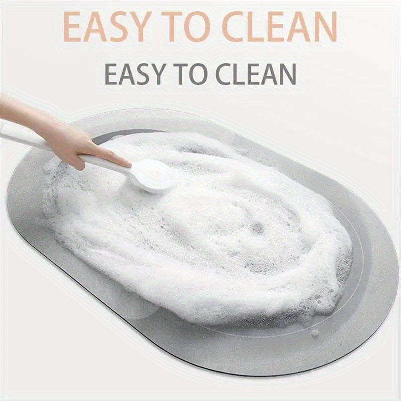 Vintage Diatomaceous Mud Mat - Juda singdiruvchi, sirpanmaydigan, bir nechta foydalanish uchun xavfsiz, 100% polyester tolalaridan tayyorlangan.