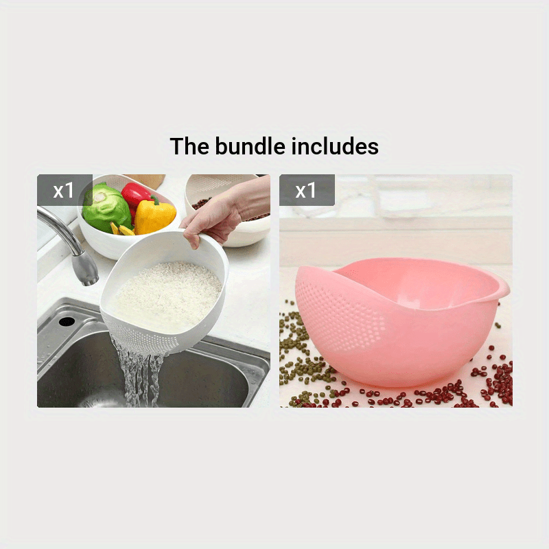 Multifunctional Kitchen Washing Basket Basin for Vegetables Fruits Pasta Rice Strainer
