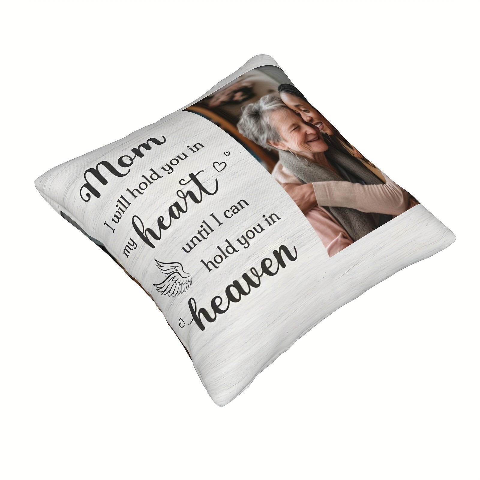 Personalized Photo Pillowcase for Mom Memorial Gift Home Decor Keepsake