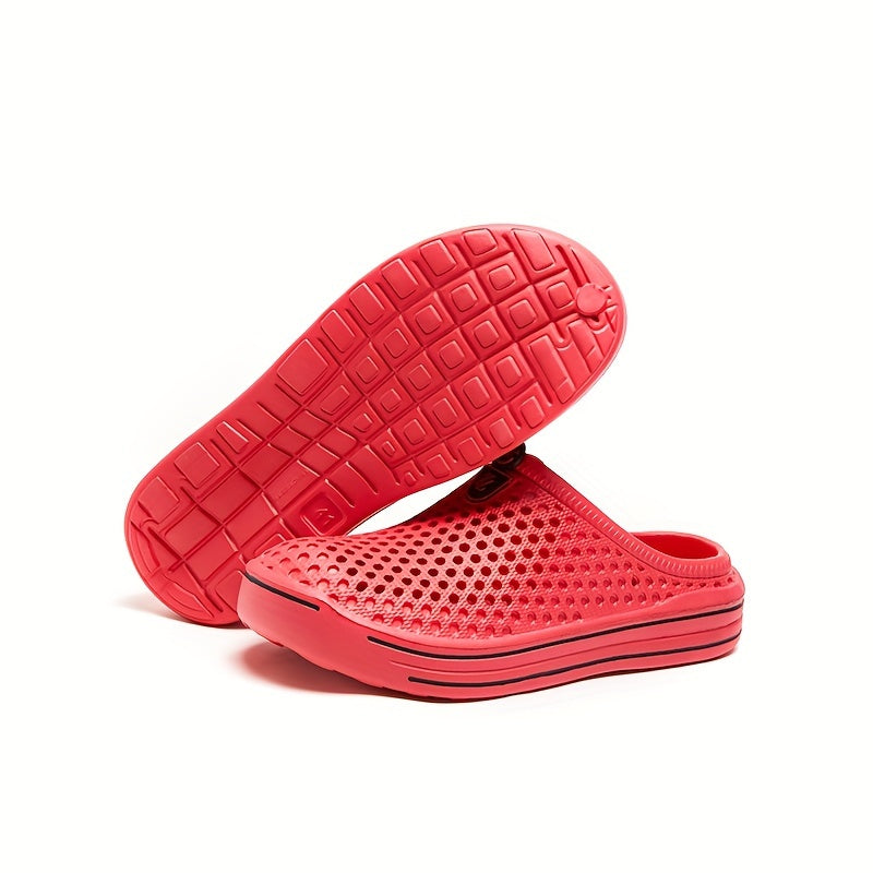 Unisex Breathable Mesh Beach Sandals Slip-On Casual EVA Garden Shoes