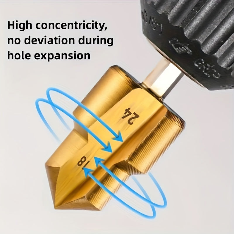 High-Speed Steel Pipe Expansion Drill Bit Set for Water Pipe Repair 20mm 25mm 32mm