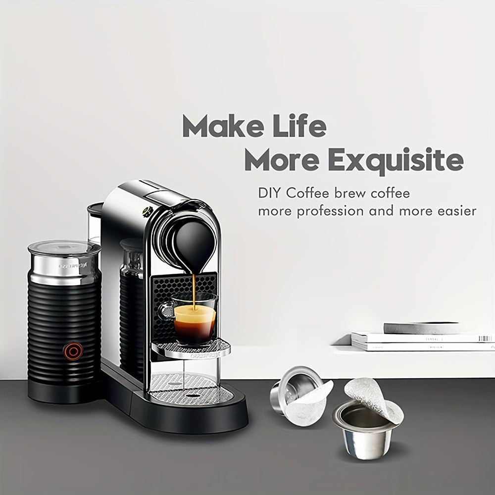 Sellos de cápsula de papel de aluminio resistente a altas temperaturas para preparación de café, reutilizables, ecológicos