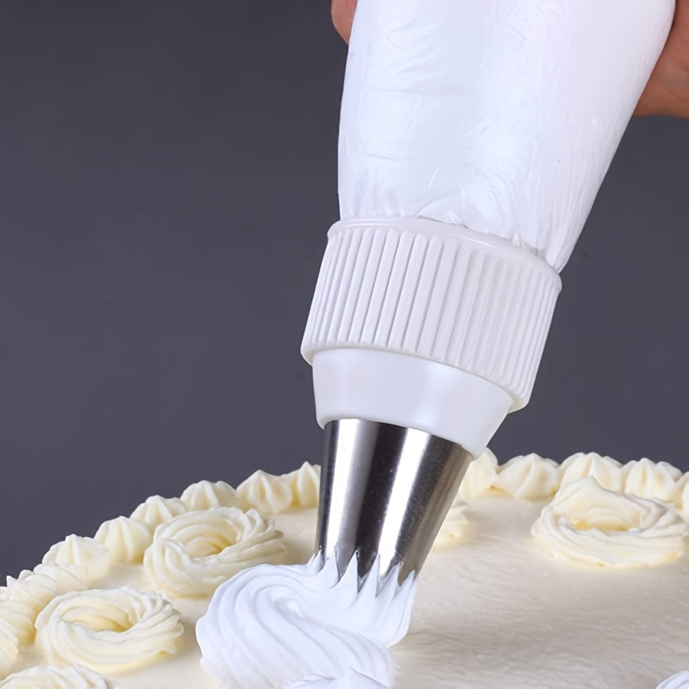 Set of 4 Baking Tools with Piping Bags Frosting Tips and Couplers