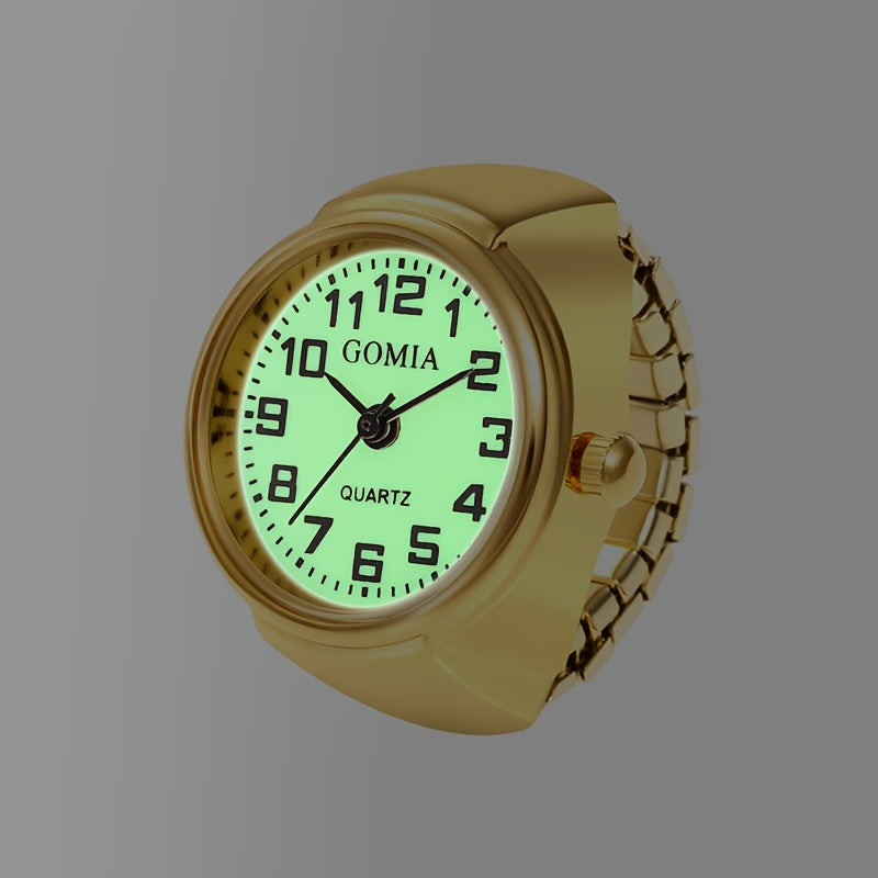 Illuminated Finger Watches for Students Stylish Ring Watches with LED Light