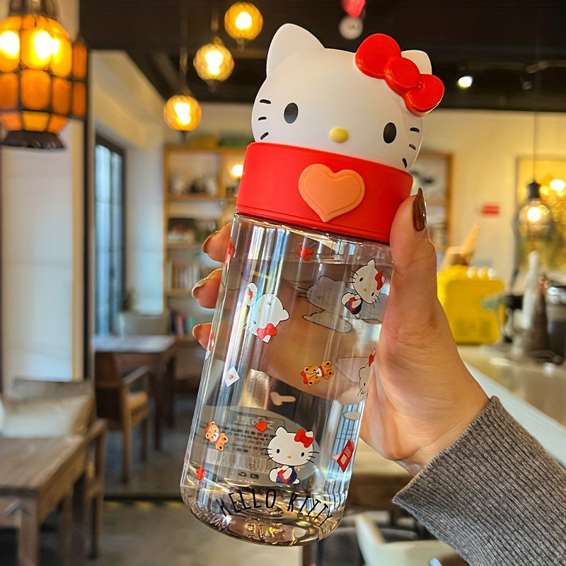 Large Capacity Water Bottle Tritan Material Cute Kawaii Cartoon Characters for Women
