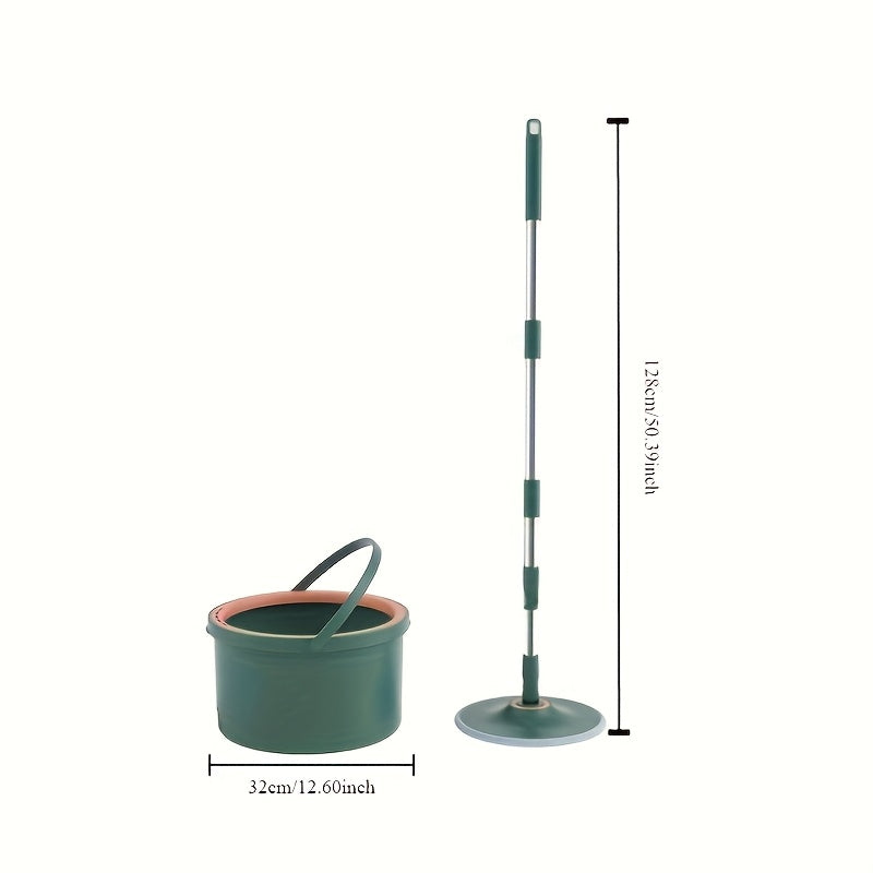 1 To'plamli Round Spin Mop va Bucket System bilan Wringer, 2 ta Microfiber Pad bilan. Mustahkam plastmassadan tayyorlangan, bu tozalash to'plami yashash xonasi, yotoqxona, hammom va hojatxona uchun ideal. U oshxona tozalash uchun juda mos keladi.
