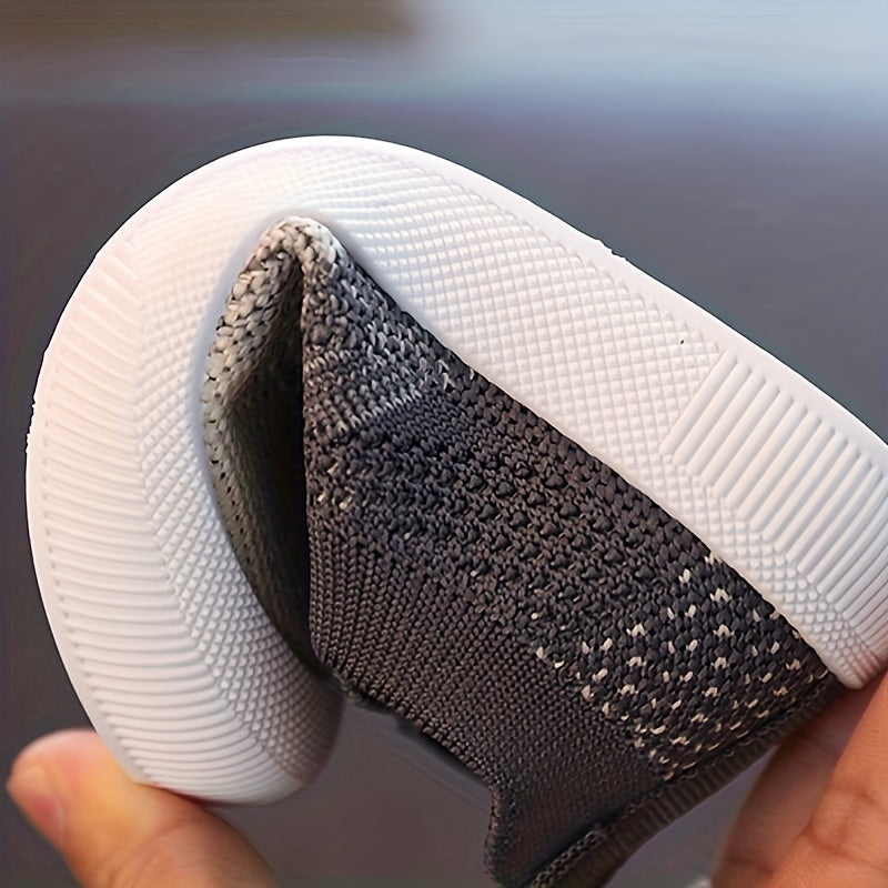 Lightweight Knitted Sneakers for Kids Boys and Girls Breathable Casual Shoes for Spring and Fall