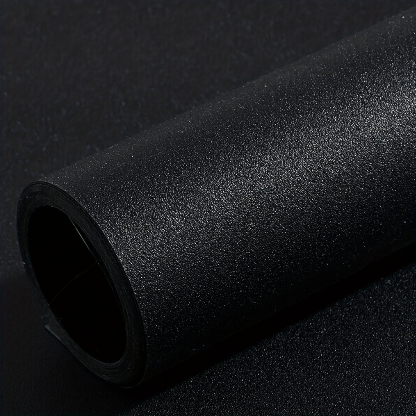 Black Frosted Privacy Window Film for Insulation Sun Protection Opaque Decor