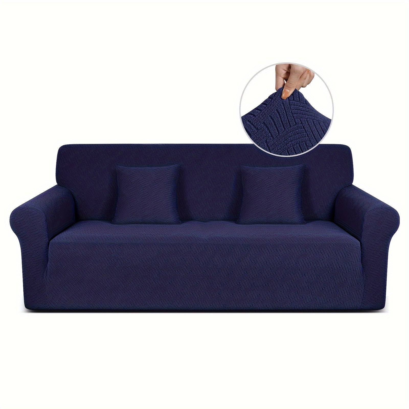 Thickened Jacquard Sofa Cover All-Elastic Bottom for 1-4 Seater Pet-Friendly