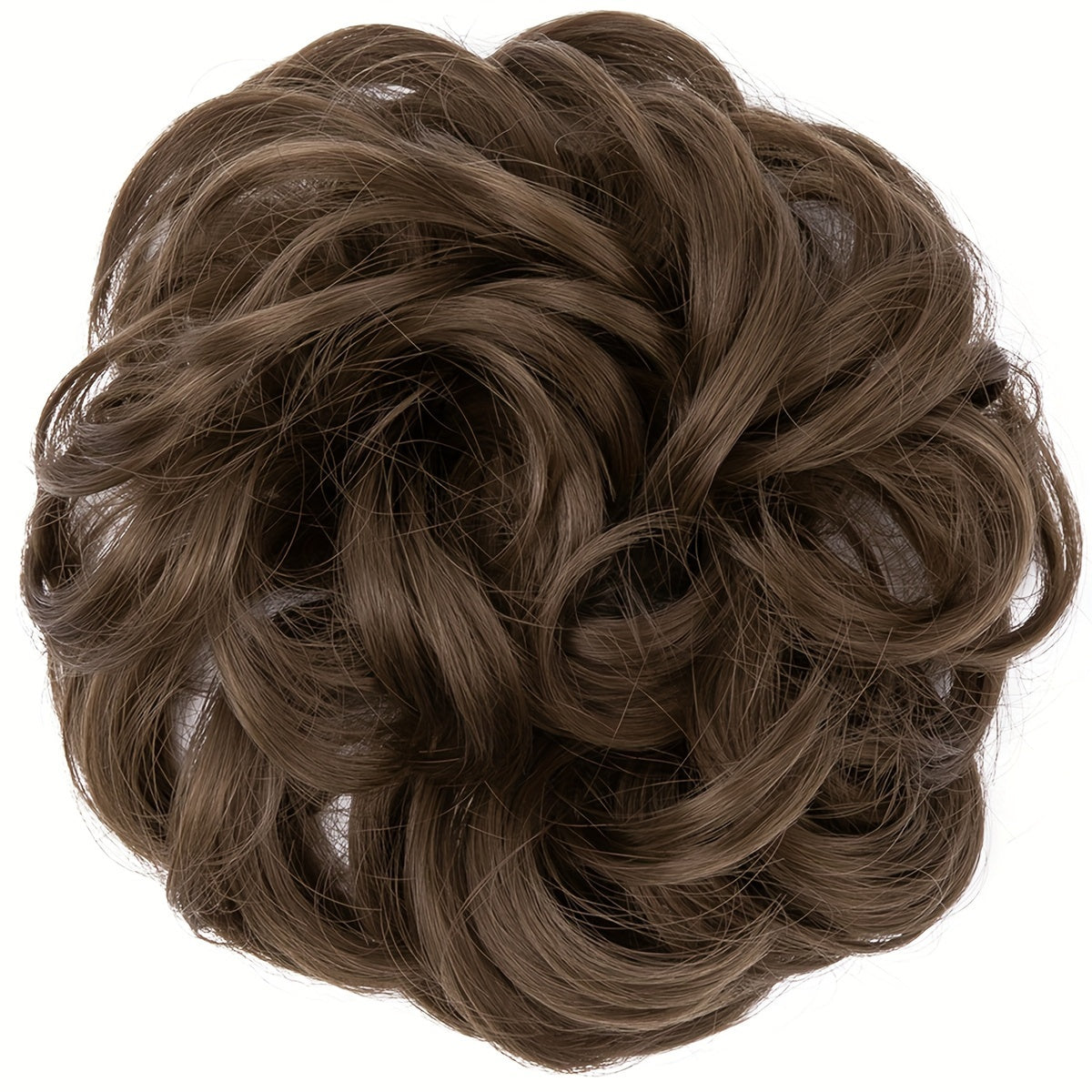 Women High-Temperature Fiber Wig with Sewn PET Hair Tie Elegant Style