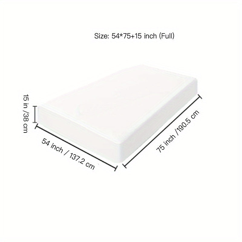 Protector de colchón impermeable de punto jersey transpirable con bolsillos profundos