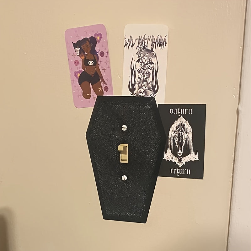 Gothic qabriston devor chirog'i, uylar va ofislar uchun oson o'rnatish uchun klassik qora dizayn.