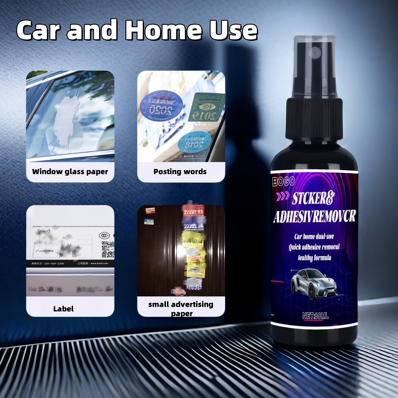 Universal Adhesive Remover Set for Stickers and Double-Sided Tape