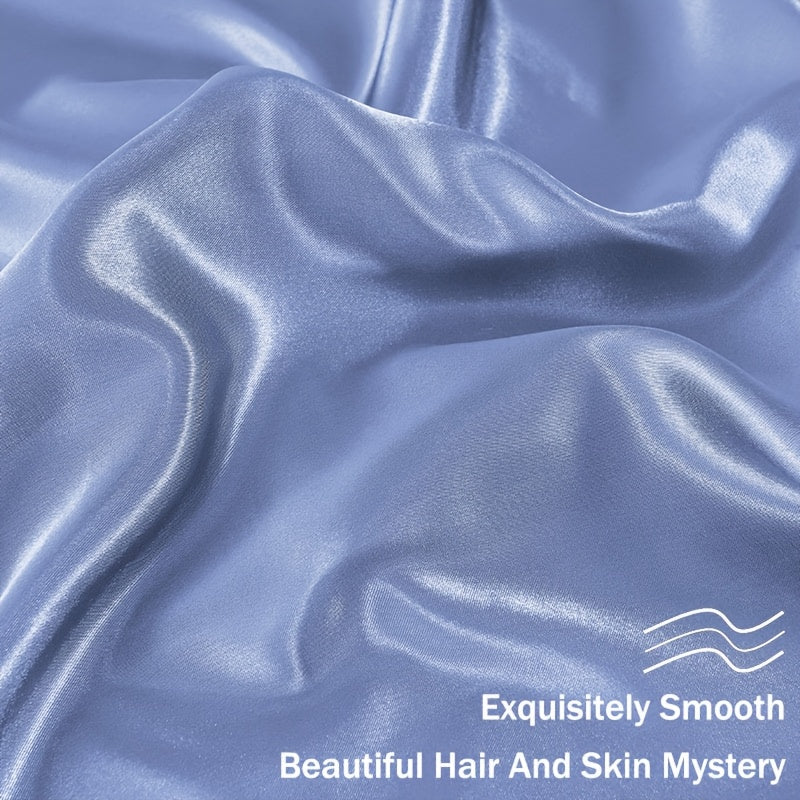 Juego de 2 fundas de almohada satinadas hipoalergénicas de poliéster con cierre de sobre 200gsm