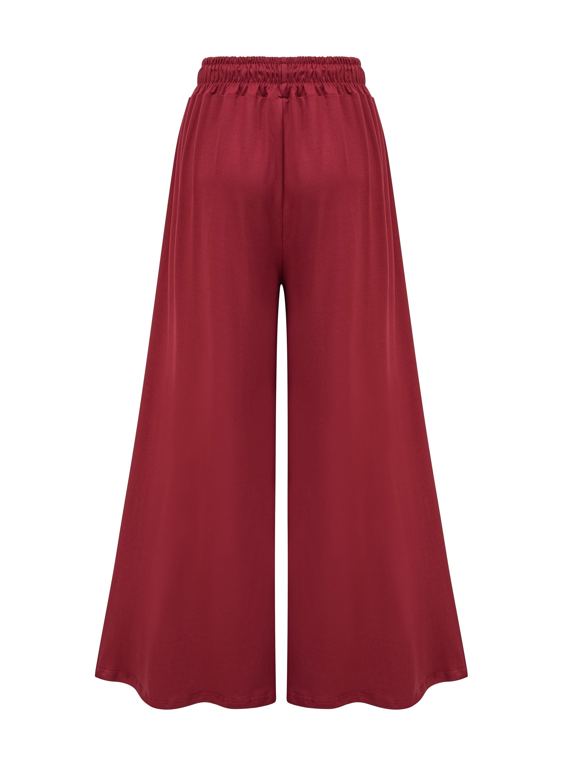 Plus Size Wide Leg Drawstring Pants Women Spring Summer Loose Pants